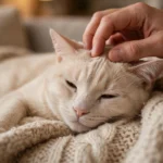 Cat at emergency veterinary clinic